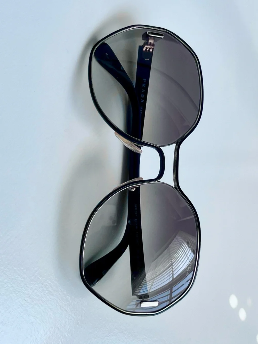 Prada Oversized Hexagonal Sunglasses